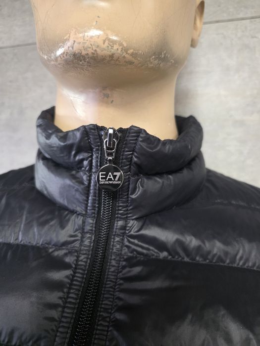 EA7 Emporio Armani męska kurtka puchowa kaczy puch czarna L