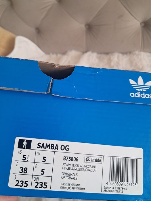 Adidas samba og 38