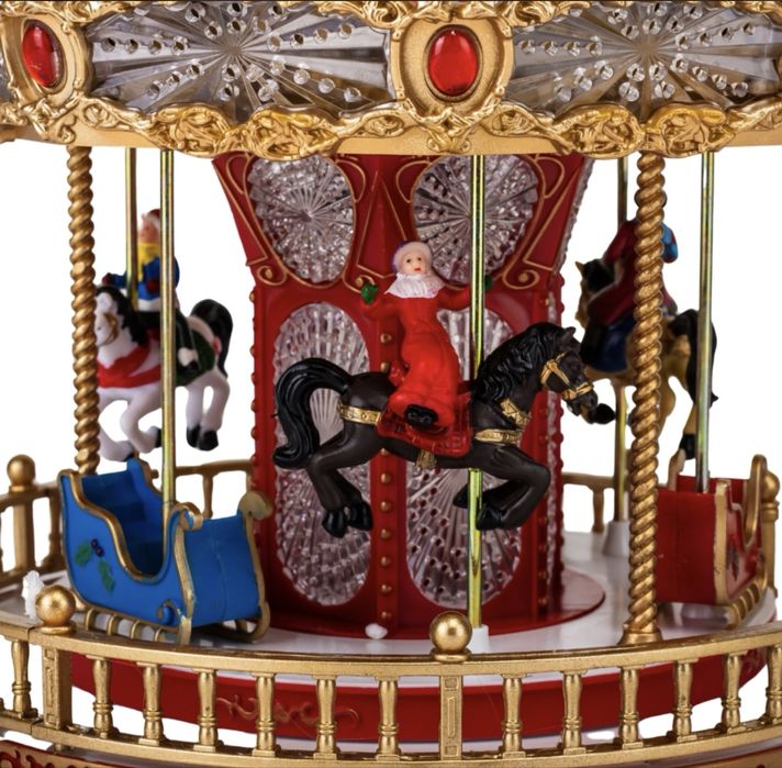 Новорічна інсталяці карусель