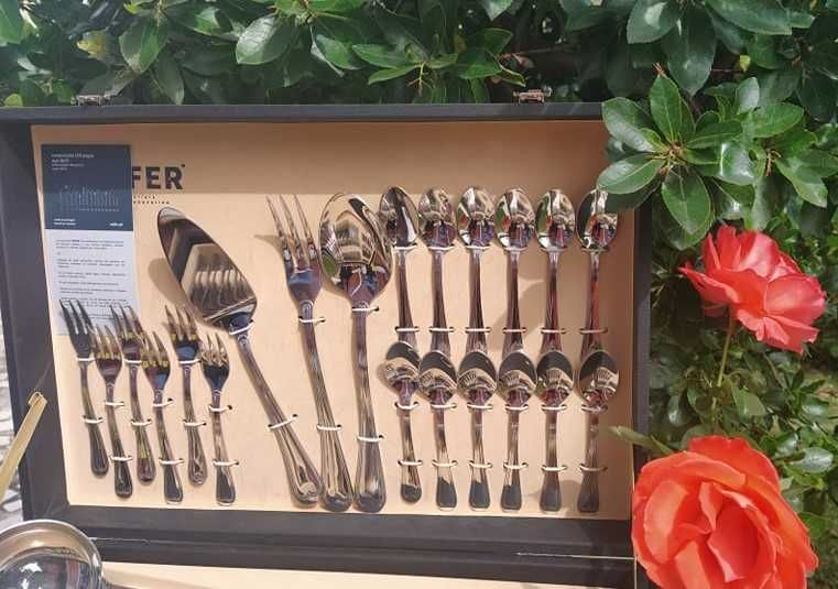 Faqueiro Inox com 130 peças - Qualidade