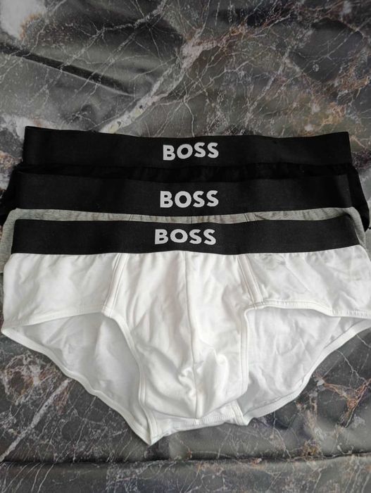 BOSS 3pak SLIPÓW MEN (organic cotton), roz. S
