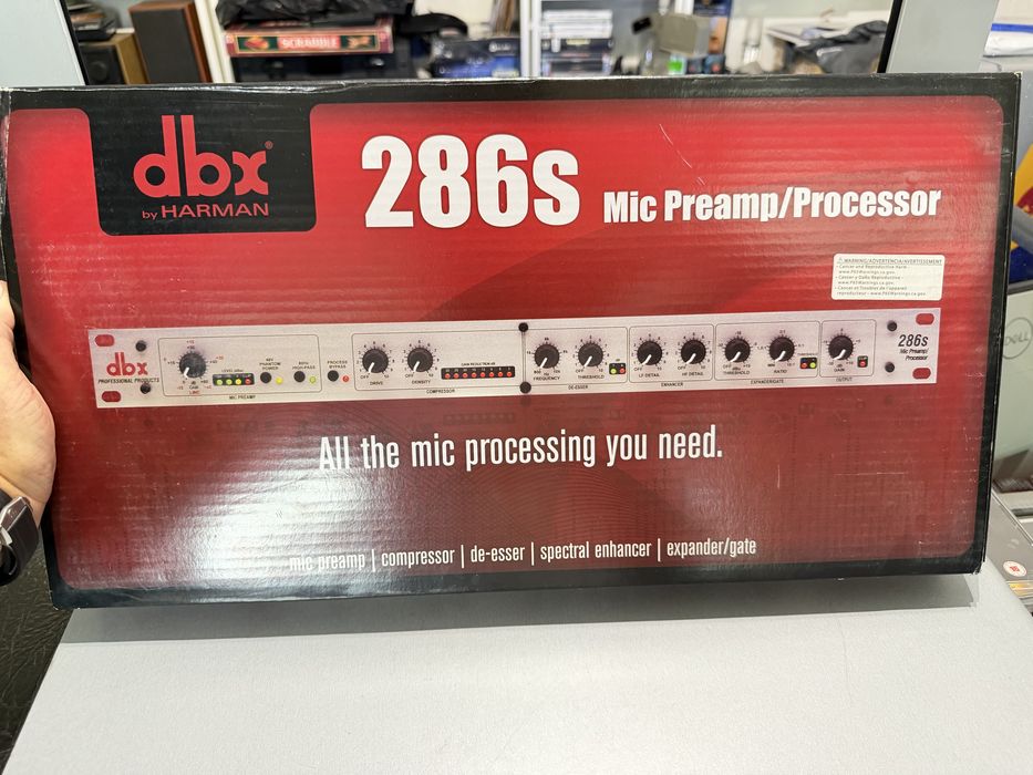 DBX 286s preamplifier mikrofonowy z wbudowanym procesorem sygnałowym stan jak nowy