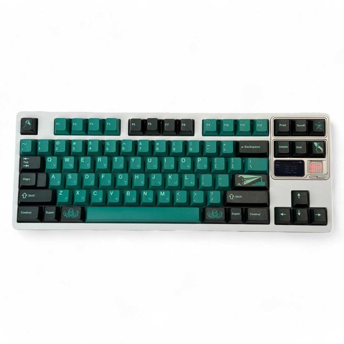 Бездротова кастомна механічна клавіатура QK80 Mk.2 (White / Grey)