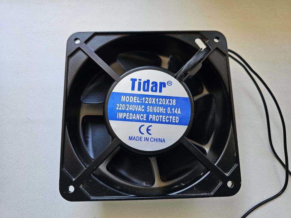 Вентилятор TIDAR AC 220-240V (25 Вт) 120х120х38 мм