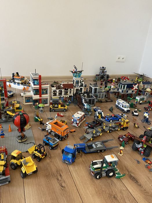Kolekcja LEGO miasto, unikatowe zestawy, CAŁOŚĆ