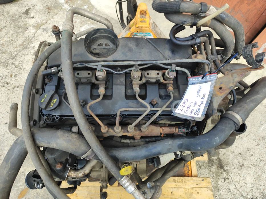 Silnik kompletny 2.2 HDI 120KM EURO 4 4HU 4HV do Fiat Ducato III Peugeot Boxer Citroen Jumper II 06-11r kompletny na chodzie, Film z pracą