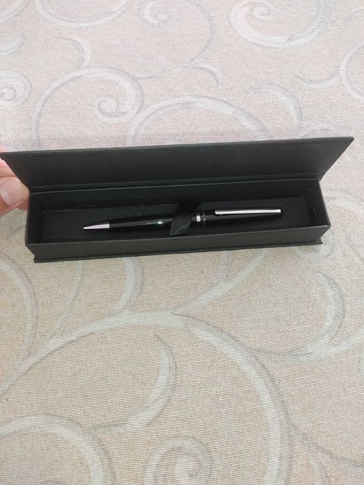 Caneta Jean-Louis Scherrer Rollerball – Nova c/ Caixa, Preto, prateado