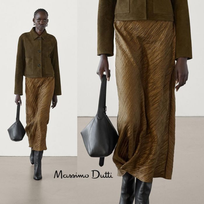 Massimo Dutti довга жата спідниця