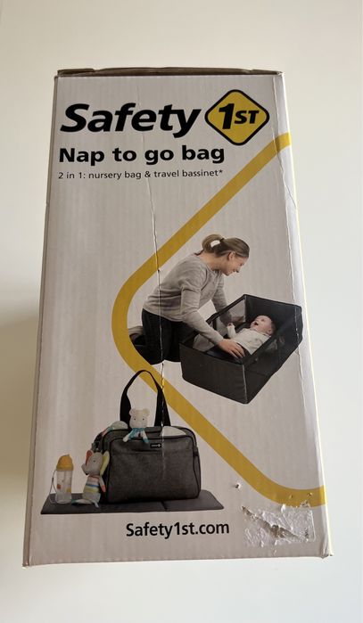 Mala 2 em 1 cama e muda fralda