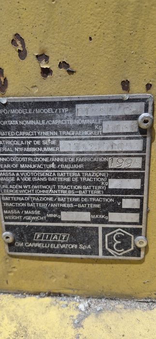 Wózek widłowy Fitat LT50 5ton