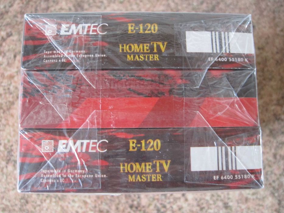 Kasety VHS 3 szt. nowe