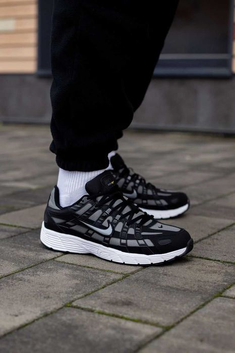 Мужские кроссовки Nike P-6000 "Black/Grey" Gore-Tex. Размеры 41-45