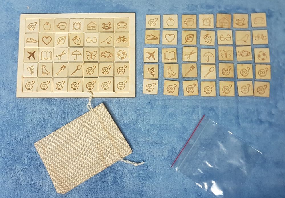 Memo obrazkowe drewniane