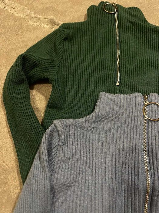 гольф жіночий на змійці зелений та блакитний