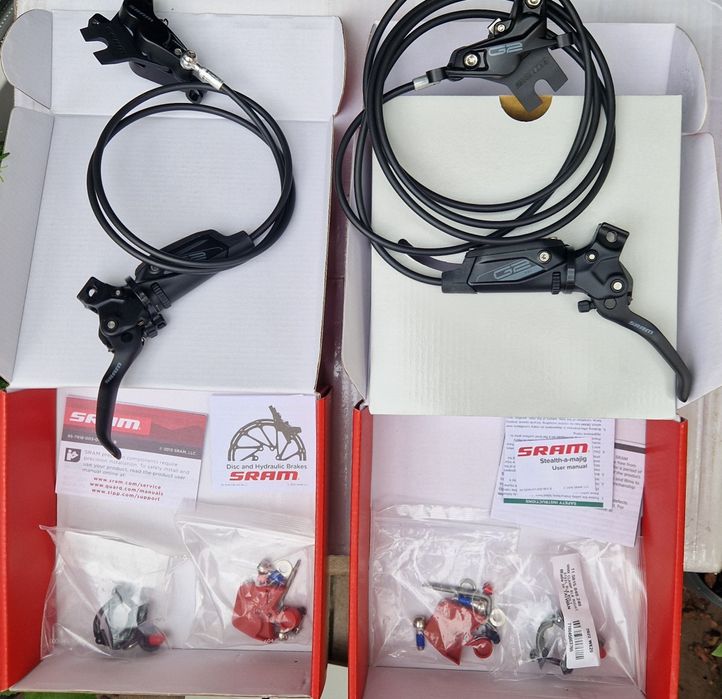 Komplet Nowe Hamulce Sram G2 RSC przód i tył 4 tłoczkowe enduro trail