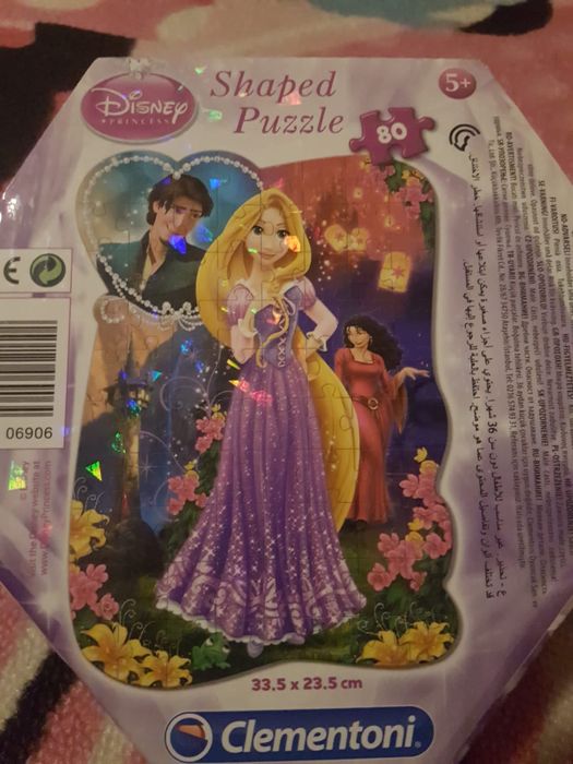 PUZZLE RAPUNZEL - clementone 80 Pças - 5+