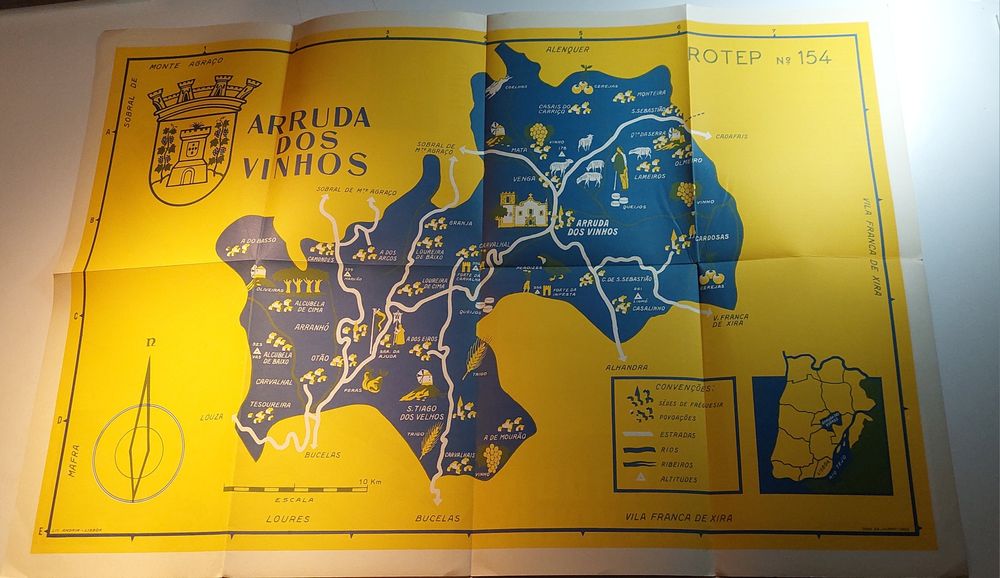 Arruda dos Vinhos - Roteiro ROTEP | Incluí Mapa Desdobrável