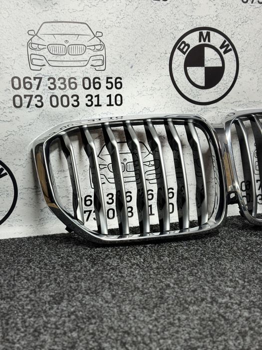Верхня решітка радіатора / ноздрі BMW X5 G05 хром 51137454889