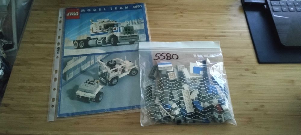 Lego 5580 Highway Rig Model Team com portes grátis