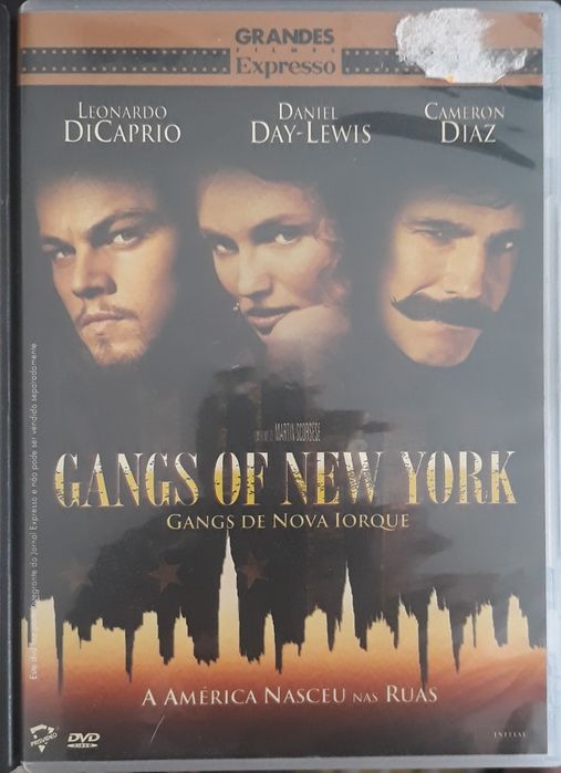 DVD Gangs de Nova Iorque com Leonardo Di Caprio