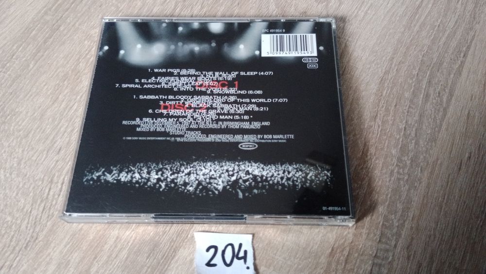 Black Sabbath - Reunion 1998 2 CD.  204.