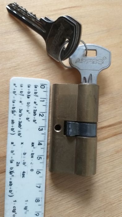 сердечник (личинка) замка APECS 60 мм (30 + 30)