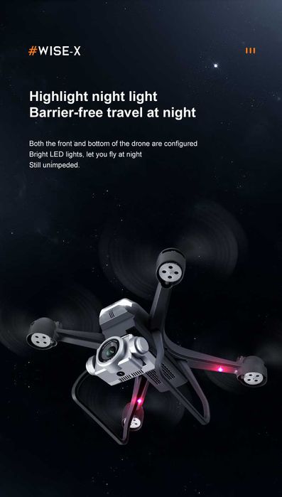 D64-DRONE 4DRC V14A WiFi FPV 50x ZOOM HD Câmera dupla