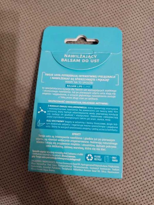 Perfecta Lips Clinic Nawilżający żelowy balsam do ust 3x Hyaluron
