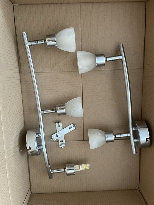 Lampa sufitowa, chrom, spot , kinkiet