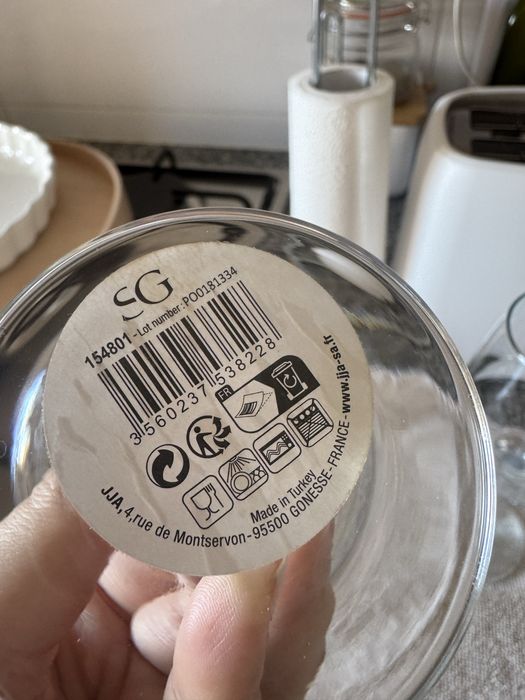 5 copos de vinho 29cl NOVOS