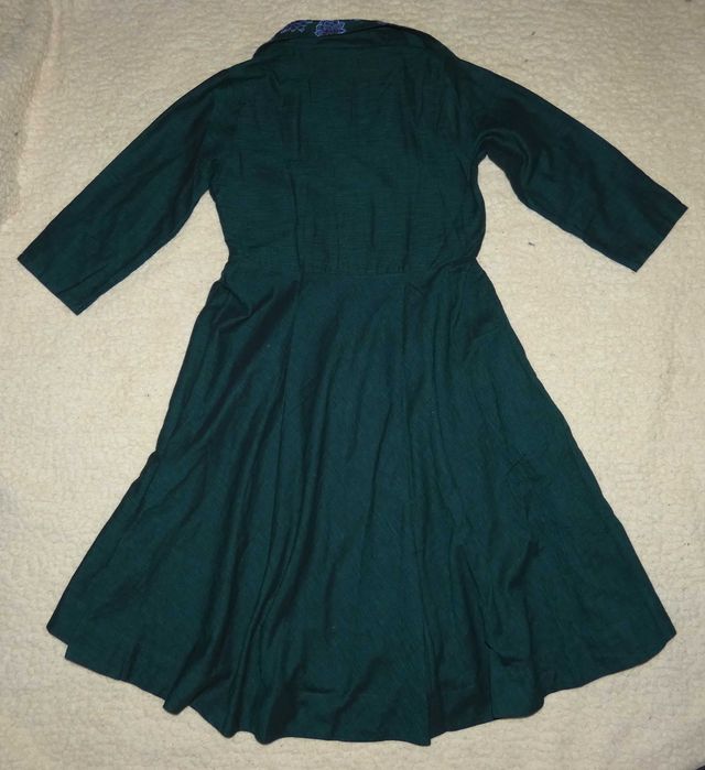 Платье Okhai (Индия). Ручная работа/Вышивка. Хлопок. Размер XS950