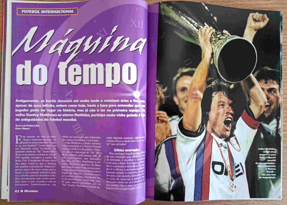 Benfica - Preud Homme e Enke - Revista Mundial de fevereiro 2000