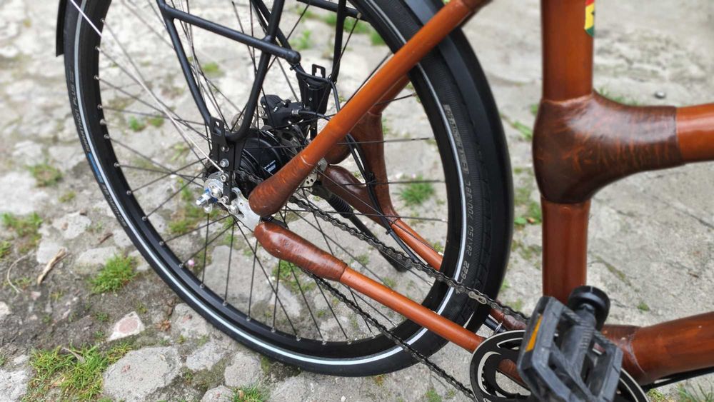 BAMBUS - drewniany - rower - 28 - unikat