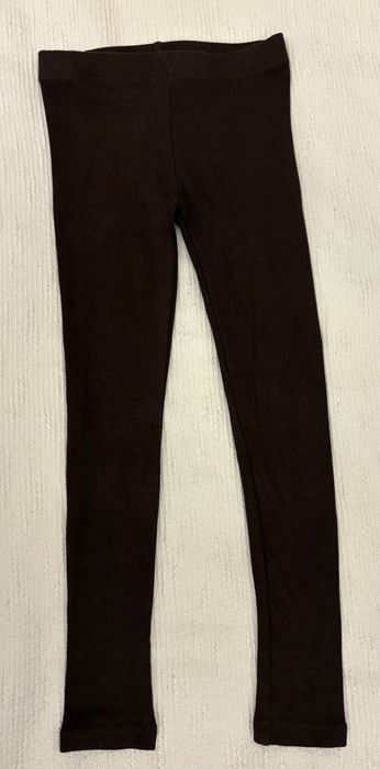 Legginsy czekoladowy brąz r. 134/140
