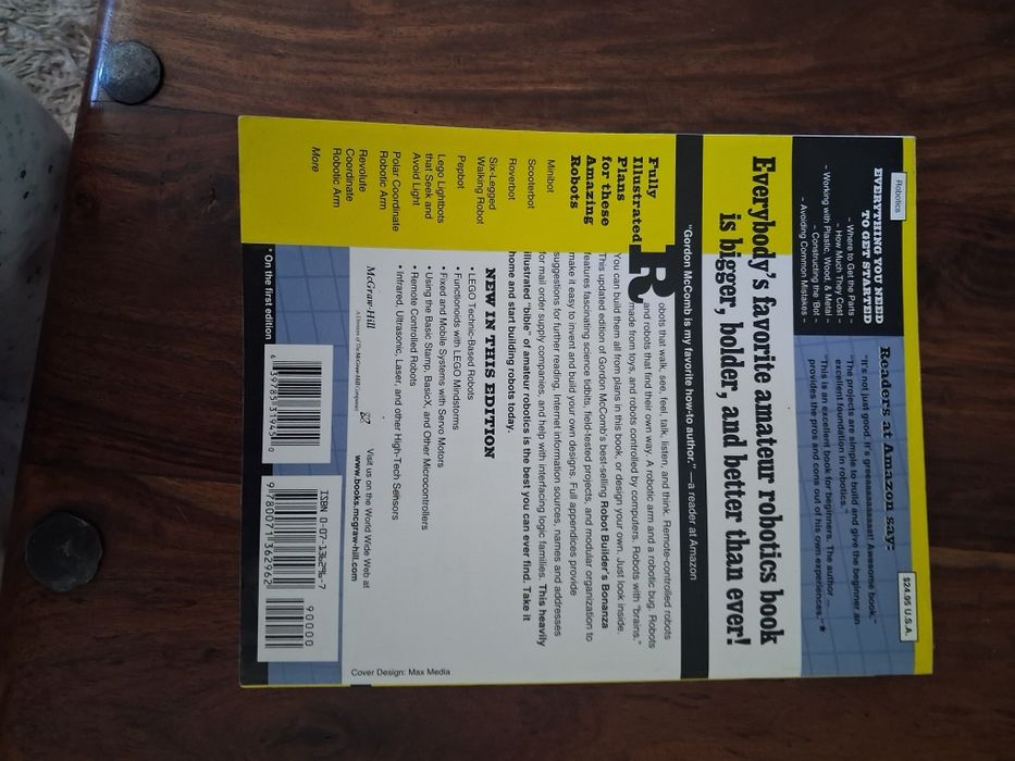 Livro Robot Builder's Bonanza
Livro técnico em inglês
99 projetos de r