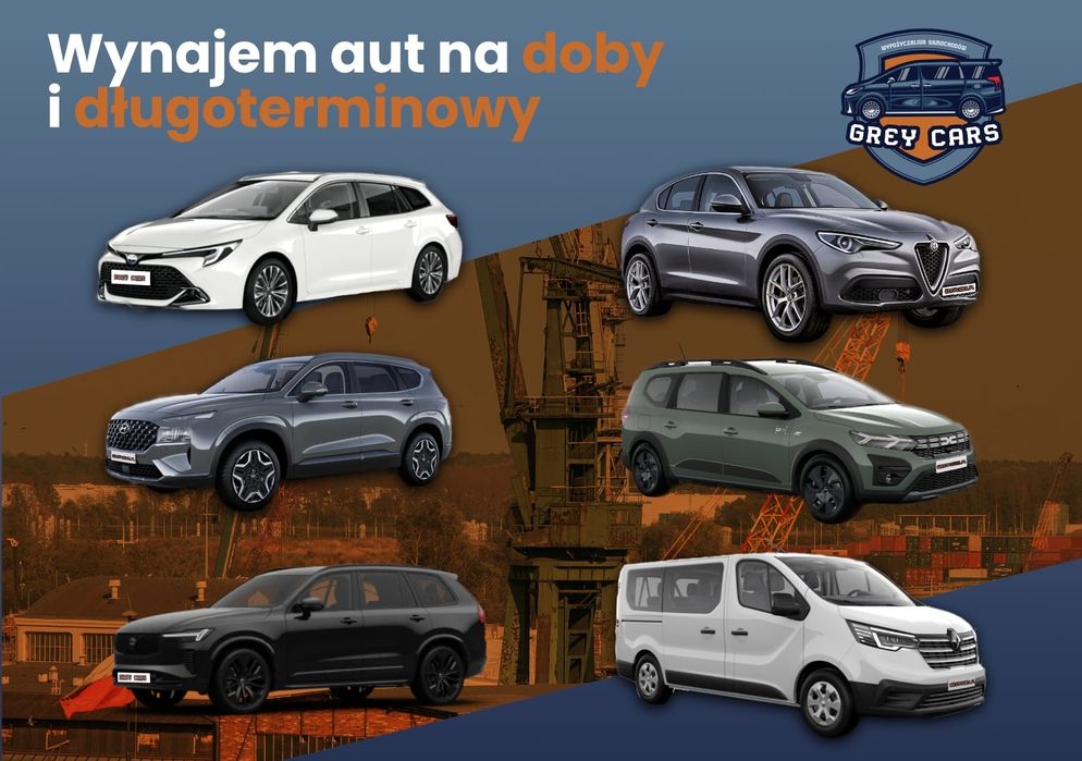 Wypożyczalnia Samochodów Osobowych Dużo Modeli NAJTANIEJ !!!