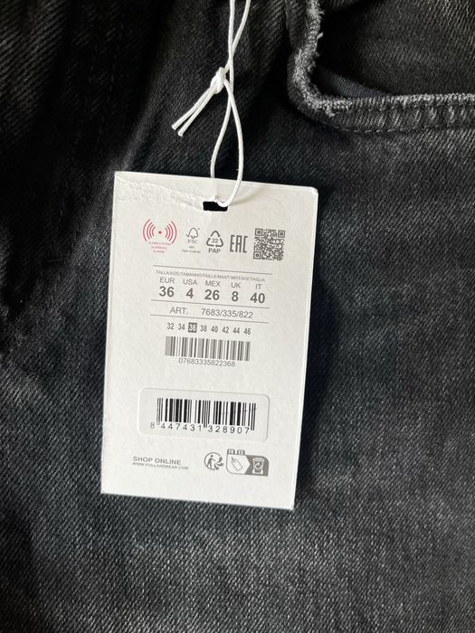 Jeansy Pull & Bear Straight Fit r S