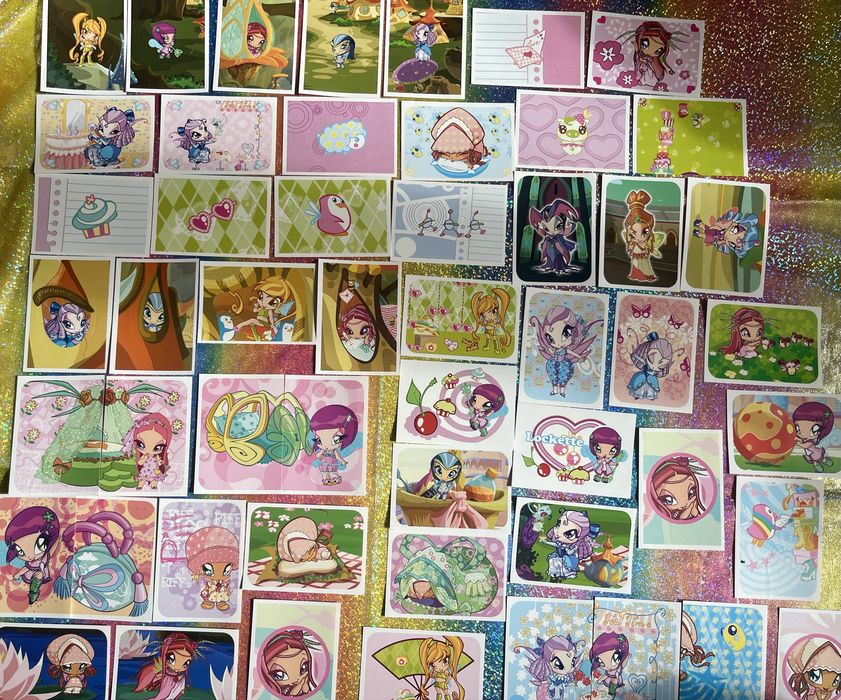 Наліпки паніні по різним альбомам Вінкс Winx panini