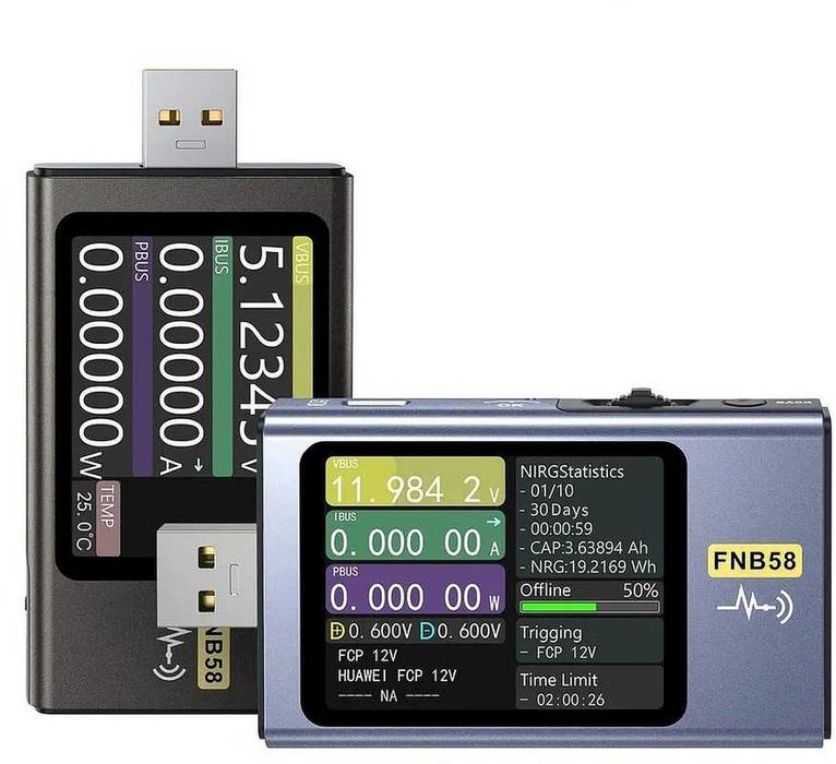 FNIRSI FNB58 usb тестер