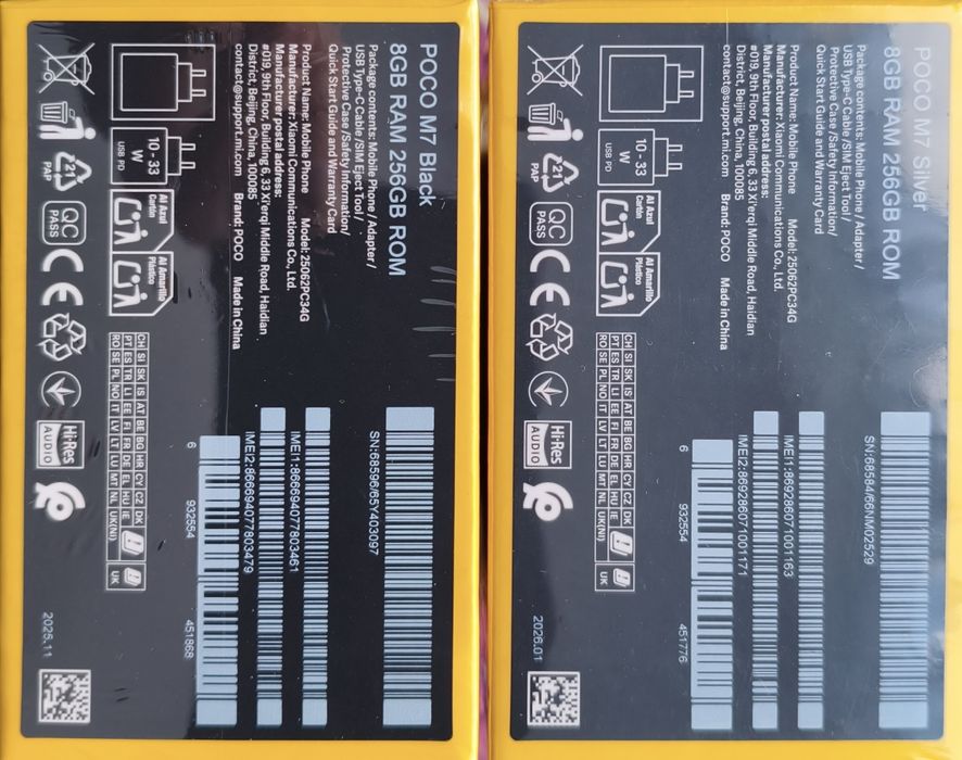 Poco M7 4G 128*256Gb Global Version New NFC