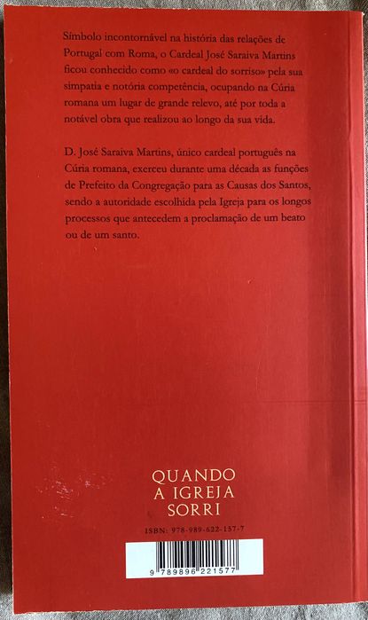 Quando a Igreja Sorri. Uma Biografia do Cardeal José Saraiva Martins