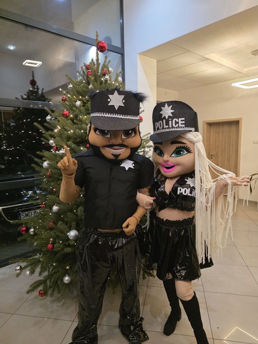 Tancerze Żywa maskotka na imprezę Alvaro mężczyzna kobieta  miś