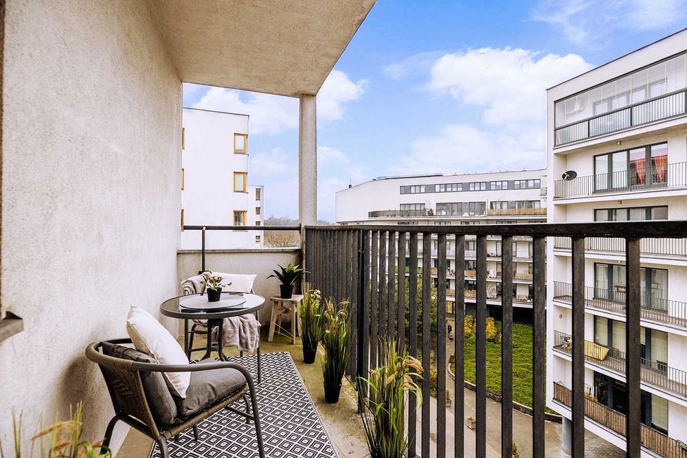 Duża jasna kawalerka 34 m² przy Westfield Arkadia, Metro Dworzec Gdański , Bez prowizji  Najemcy - Widok 6