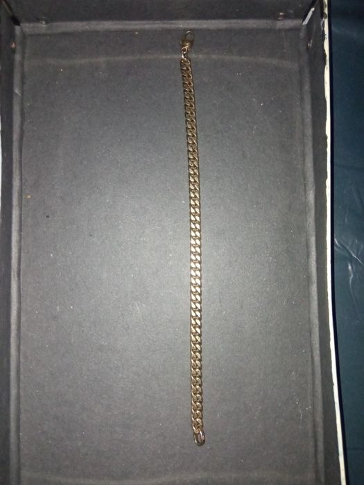 Branzoletka Meska Pancerka SREBRO 925