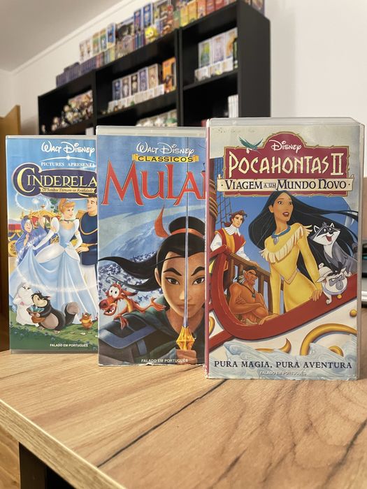 Conjunto VHS disney