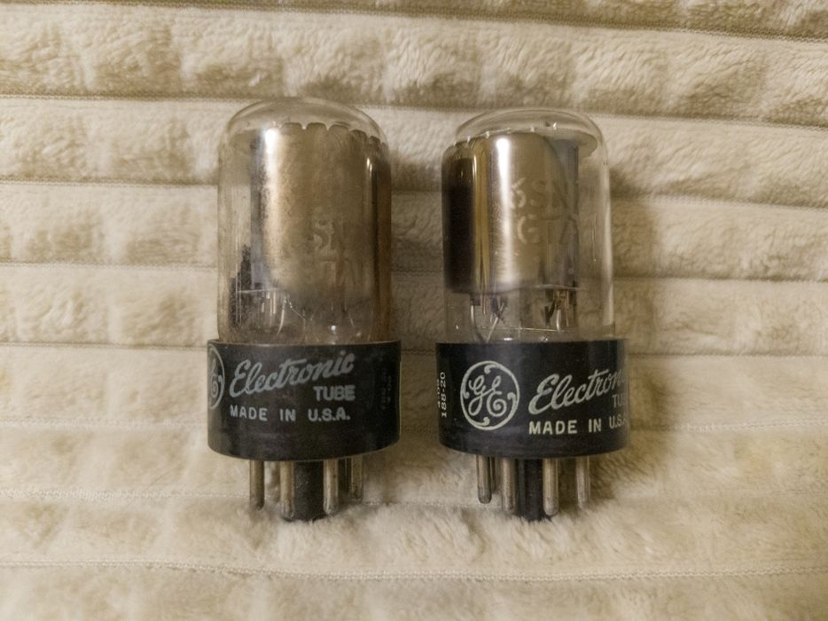 Радіолампи 6SN7 6Q7 5U4G 5687 6080 6Ф5М General Electric радиолампы