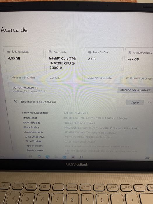 Vendo asus novo