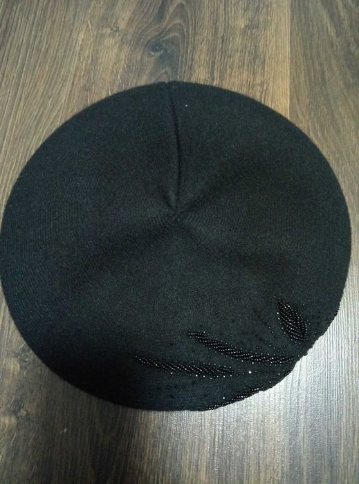 Берет трикотажый шерстяной Angel