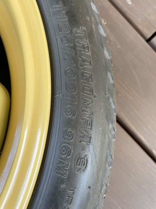Компактне запасне колесо докатка T125/70 d16 96М 5х100 нове