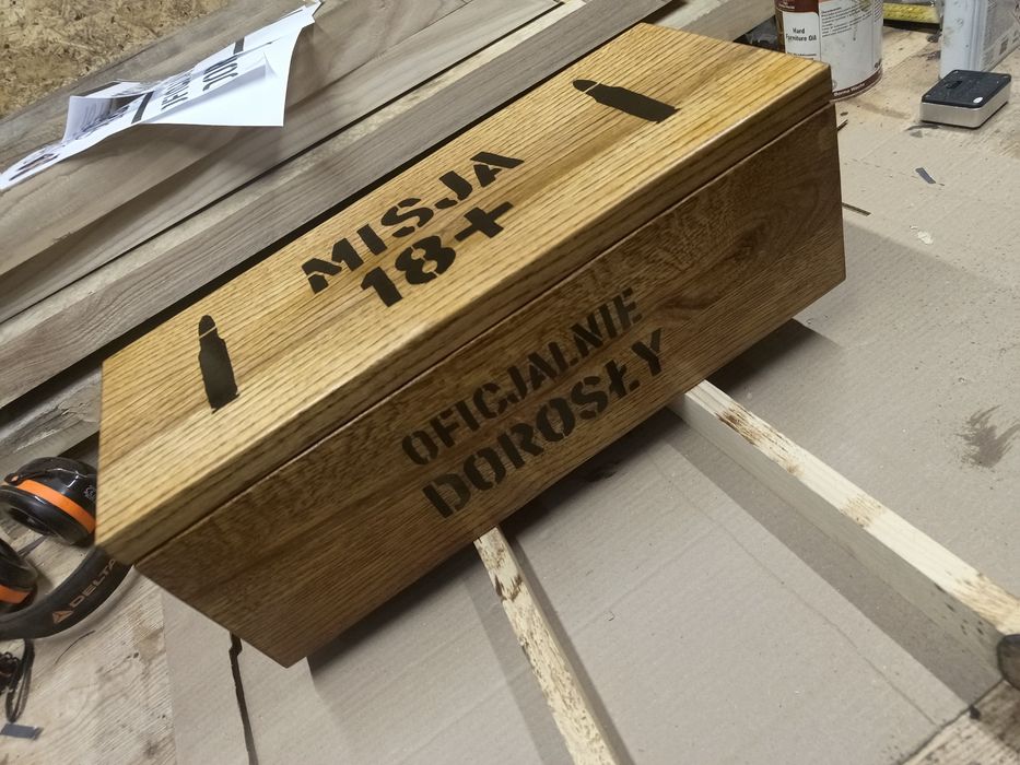 Skrzynki z drewna